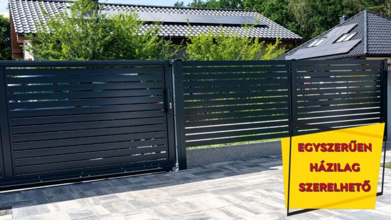 Modern, tartós alu kerítésléc az XXL Kerítés kínálatában